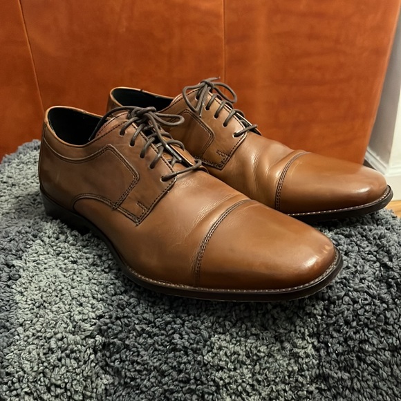 Johnston & Murphy classic lace up “banker” shoes. Men’s size 11.5 - Picture 2 of 5